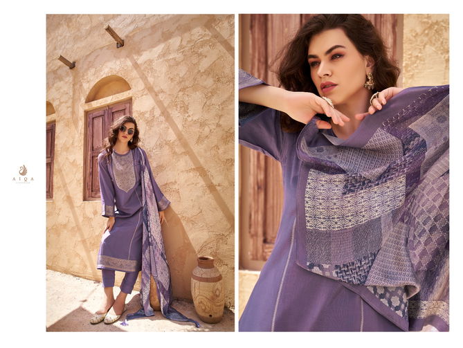 Aiqa By Mira Muslin Silk Designer Salwar Kameez Wholesale Price In Surat